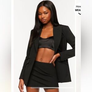 Forever 21 Black Micro Mini Skirt Size M